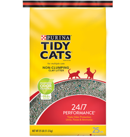 Nestle Purina TIDY CATS LITTER 24/7 PERFORMANCE RED BAG 40LBS