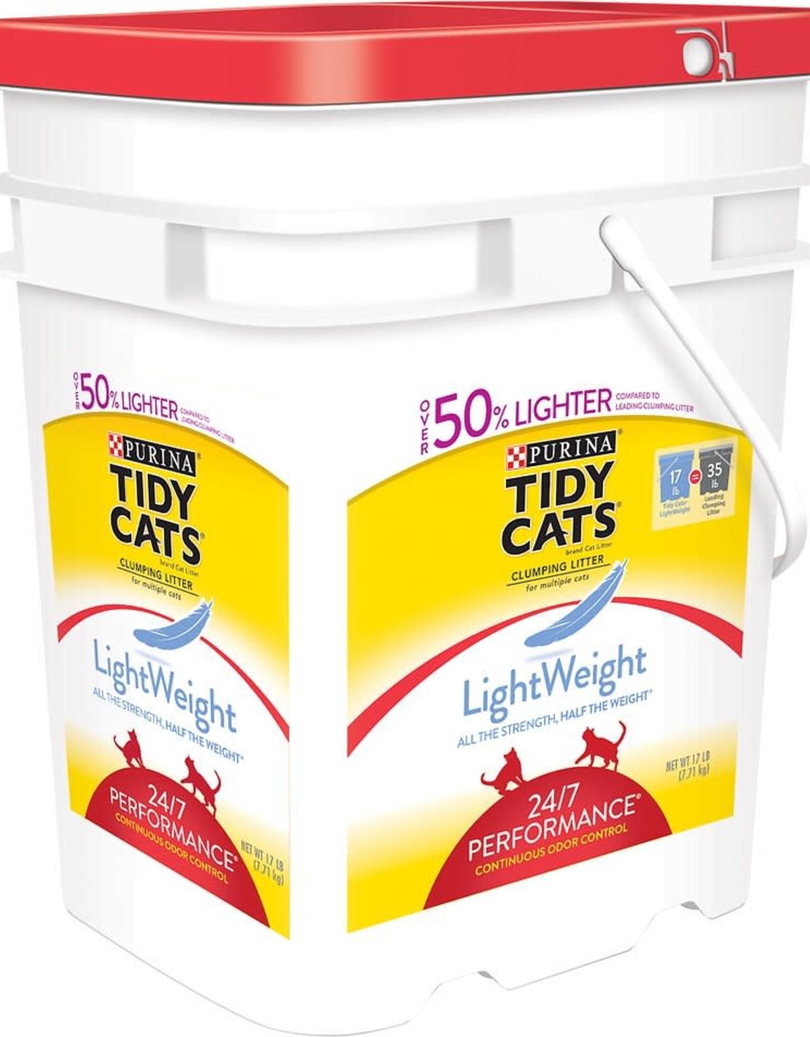 Nestle Purina Purina Tidy Cats LightWeight Clumping Cat Litter Odor Control 24/7 Performance - 17 lbs