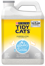 NESTLE PURINA PETCARE TIDY CATS LITTER GLADE ODOR SOLUTION SCOOP JUG 20LBS