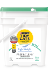 Nestle Purina TIDY CATS LITTER FREE & CLEAN UNSCENTED LIGHTWEIGHT PAIL 17LBS