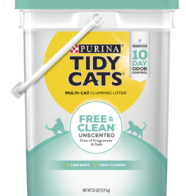 Nestle Purina TIDY CATS LITTER FREE & CLEAN UNSCENTED 35LBS