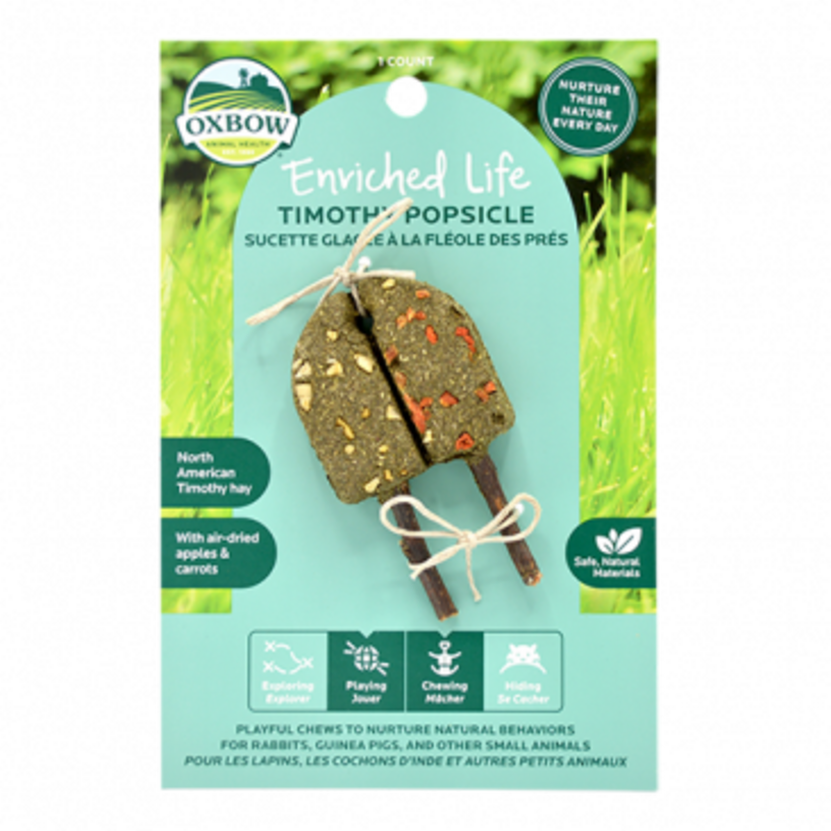 Oxbow Oxbow Animal Health Enriched Life Timothy Popsicle Small Animal Chew