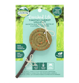 Oxbow OXBOW TOY TIMOTHY LOLLIPOP-CARROT