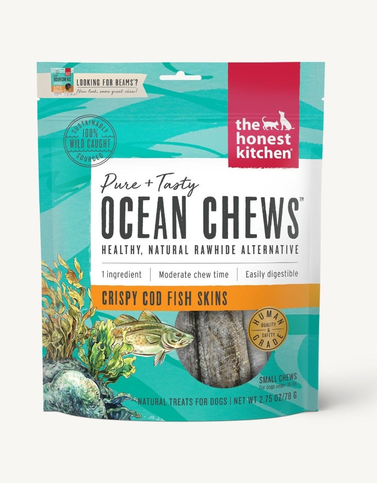 THE HONEST KITCHEN THE HONEST KITCHEN OCEAN CHEWS CRISPY COD SMALL 2.75OZ