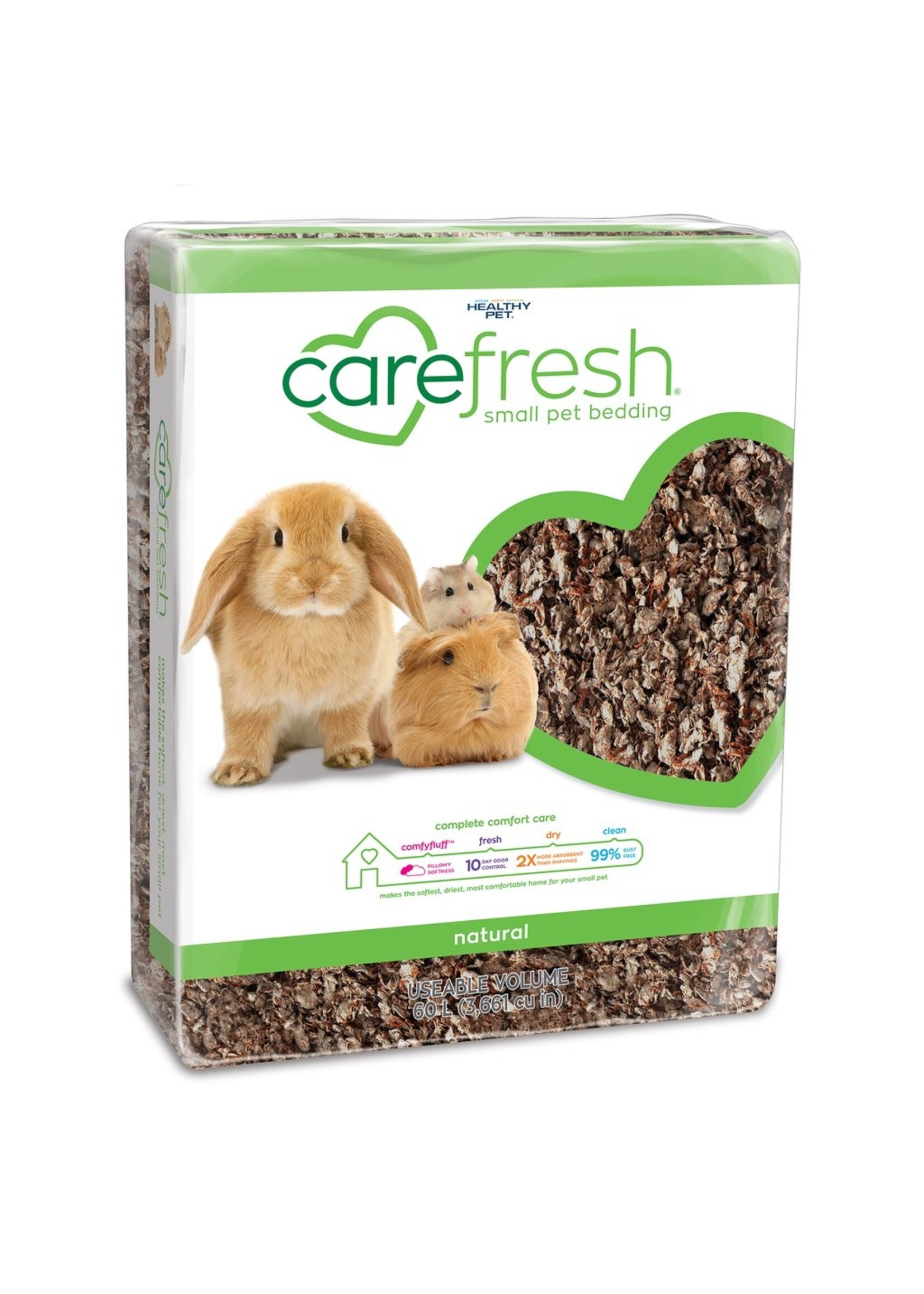 Carefresh Carefresh Natural Brown Small Pet Bedding - 60 Liter