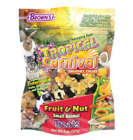 Brown's TROPICAL CARNIVAL FRUIT AND NUT TREAT 8OZ