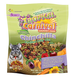 Brown's BROWN'S TROPICAL CARNIVAL NATURAL CHINCHILLA 3LBS