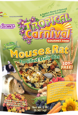 F.M. BROWN'S SONS, INC. BROWN'S TROPICAL CARNIVAL NATURAL MOUSE & RAT 2LBS