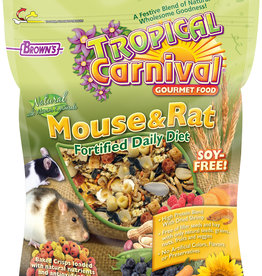 F.M. BROWN'S SONS, INC. BROWN'S TROPICAL CARNIVAL NATURAL MOUSE & RAT 2LBS