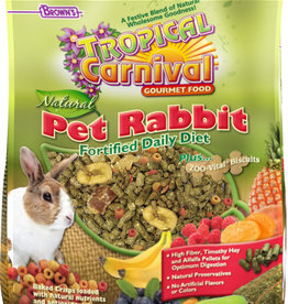 Brown's BROWN'S TROPICAL CARNIVAL NATURAL RABBIT 4LBS