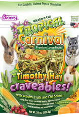 Brown's BROWN'S TROPICAL CARNIVAL TIMOTHY HAY CRAVEABLES 24OZ