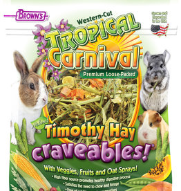 Brown's BROWN'S TROPICAL CARNIVAL TIMOTHY HAY CRAVEABLES 24OZ