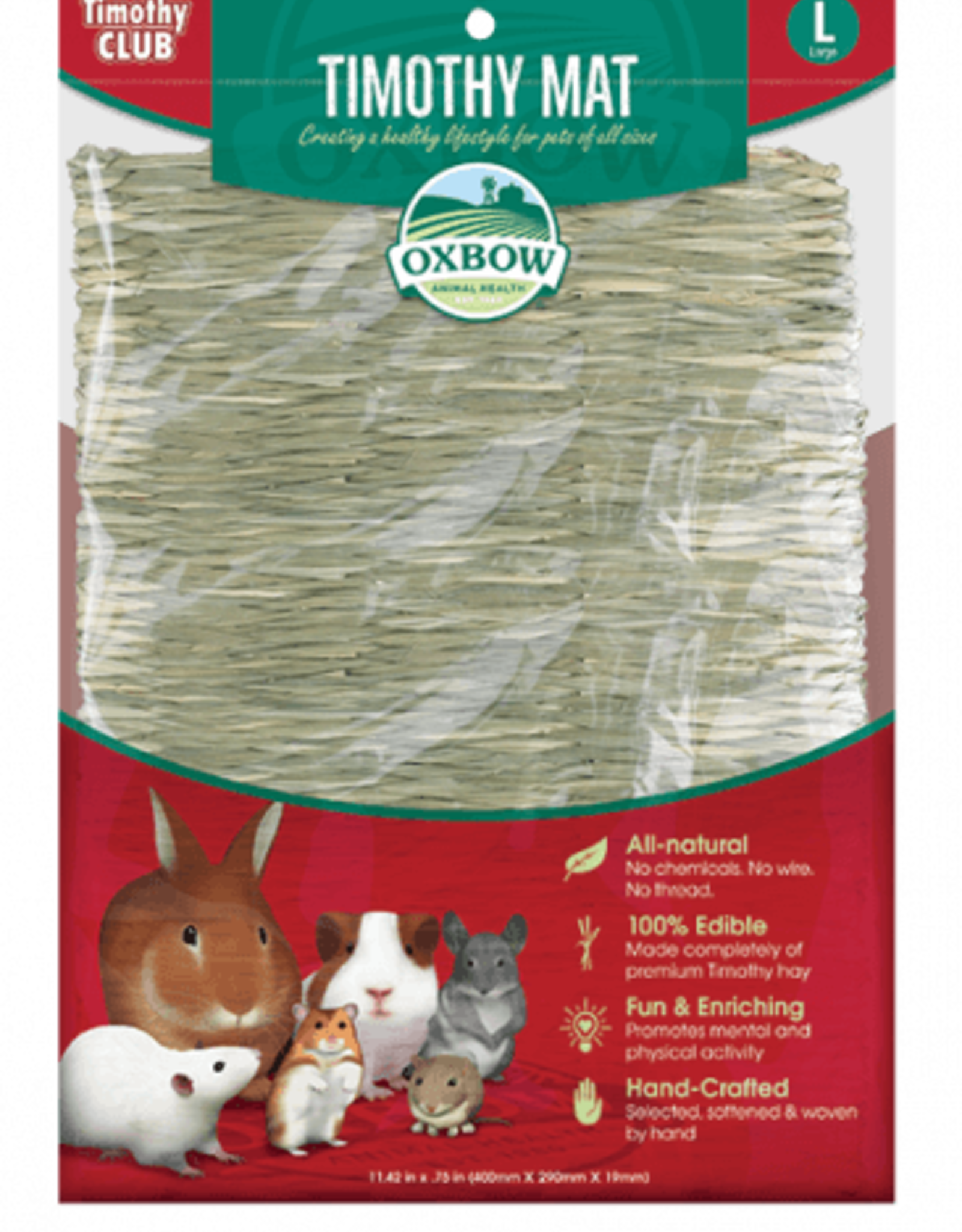 OXBOW PET PRODUCTS OXBOW TIMOTHY MAT LRG