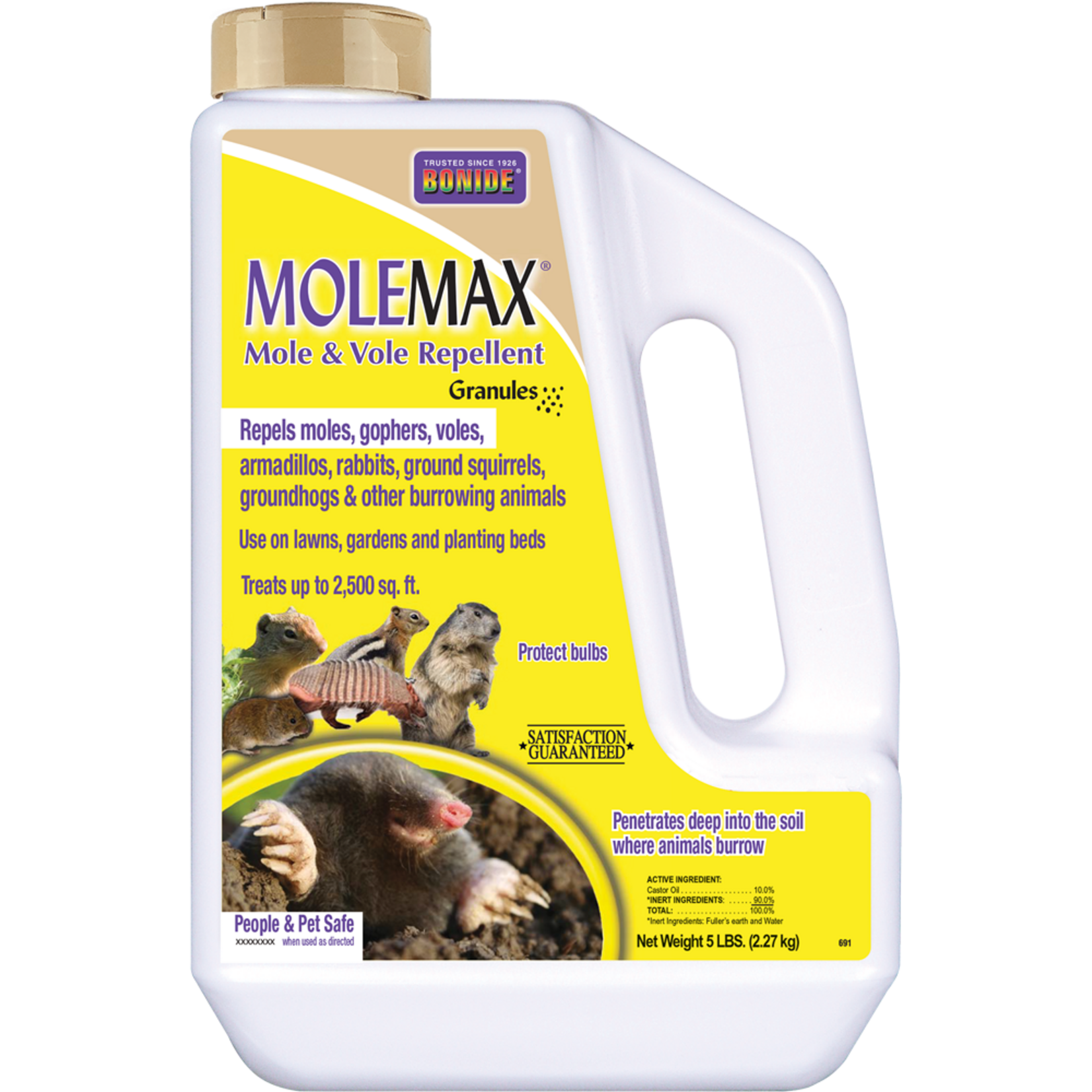 BONIDE MOLEMAX MOLE & VOLE REPELLENT 5LBS