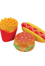 COASTAL PET PRODUCTS INC DOG TOY CSTL LI'L PALS BURGER, FRIES & HOTDOG