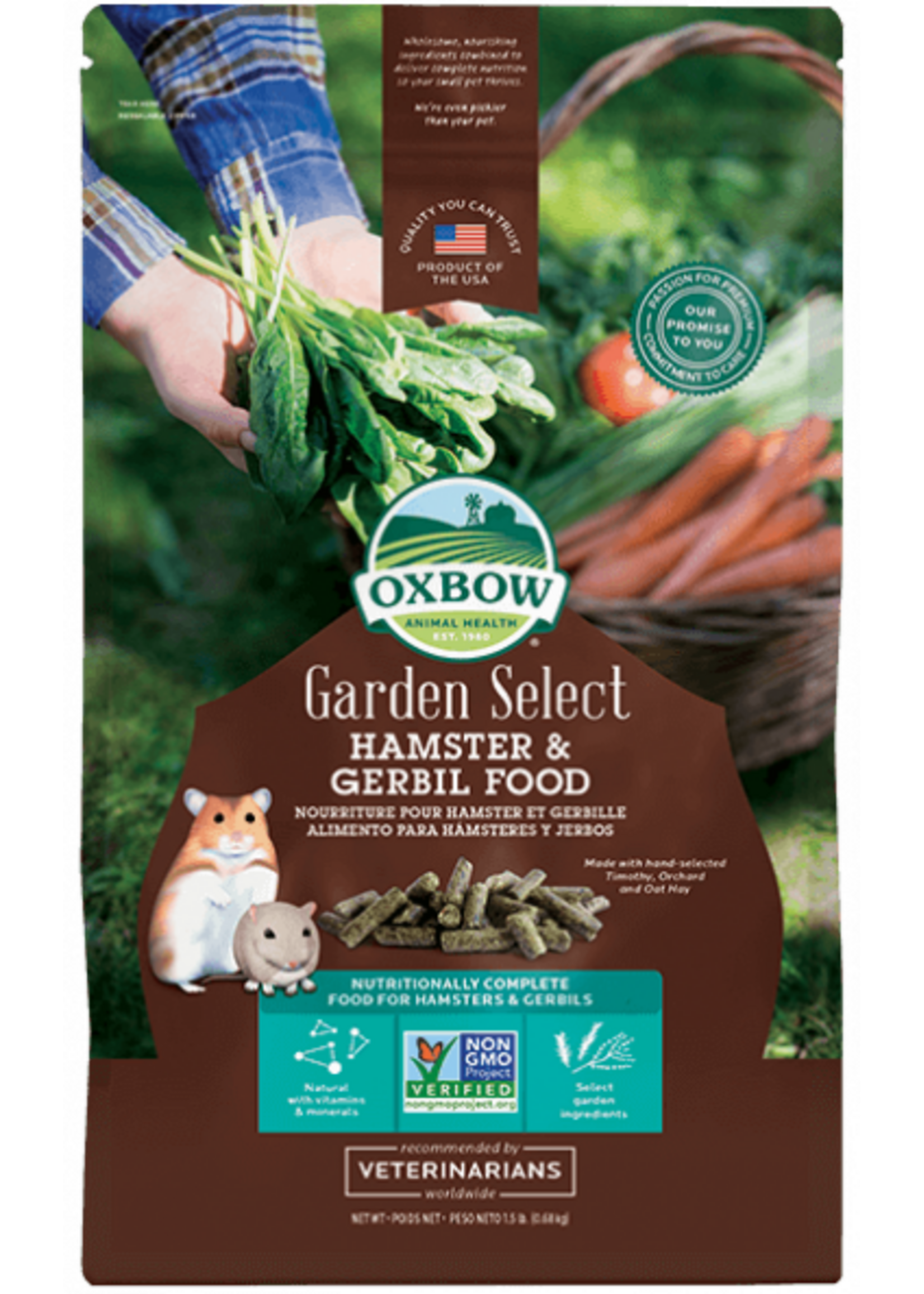 Oxbow OXBOW GARDEN SELECT HAMSTER & GERBIL 1.5LBS