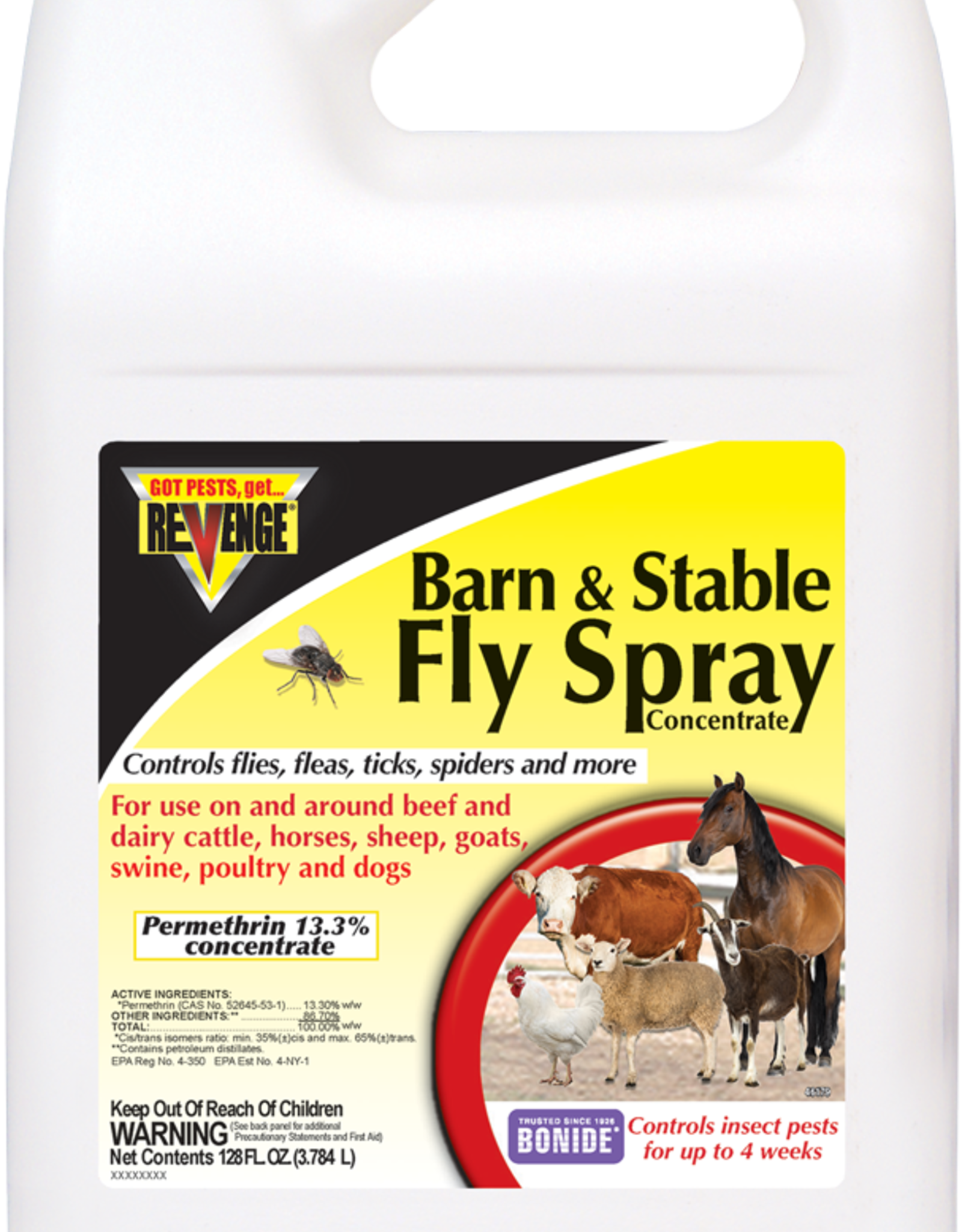 BONIDE REVENGE BARN & STABLE FLY SPRAY GAL