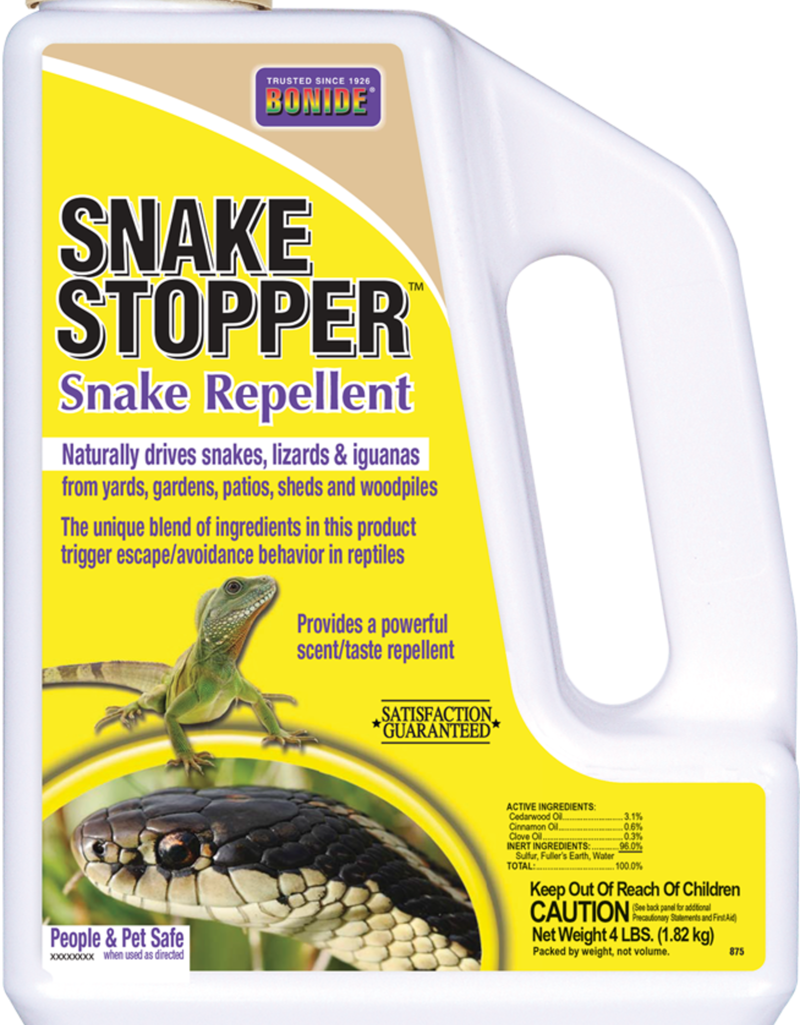 BONIDE SNAKE STOPPER REPELLENT 4LBS