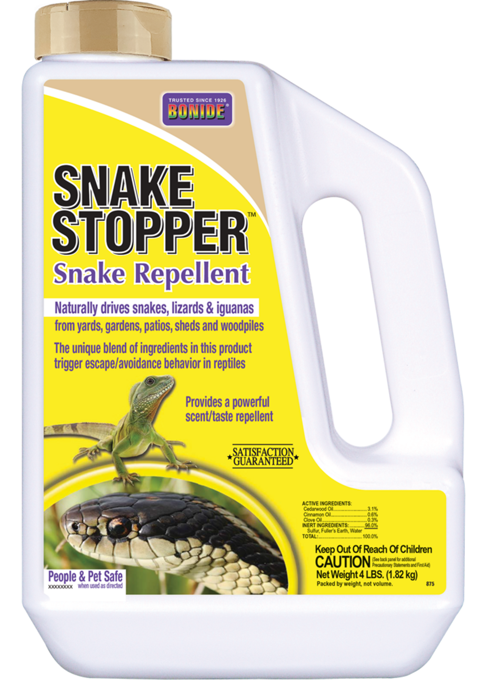 BONIDE SNAKE STOPPER REPELLENT 4LBS
