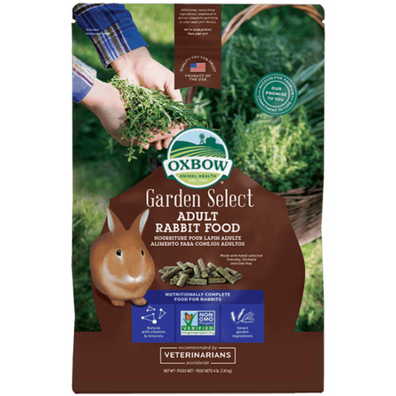 Oxbow OXBOW GARDEN SELECT ADULT RABBIT 4LBS