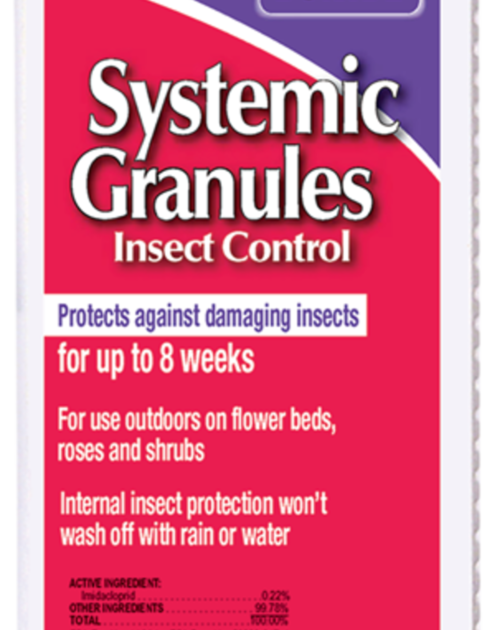 BONIDE PRODUCTS INC     P BONIDE SYSTEMIC GRANULES 1LB