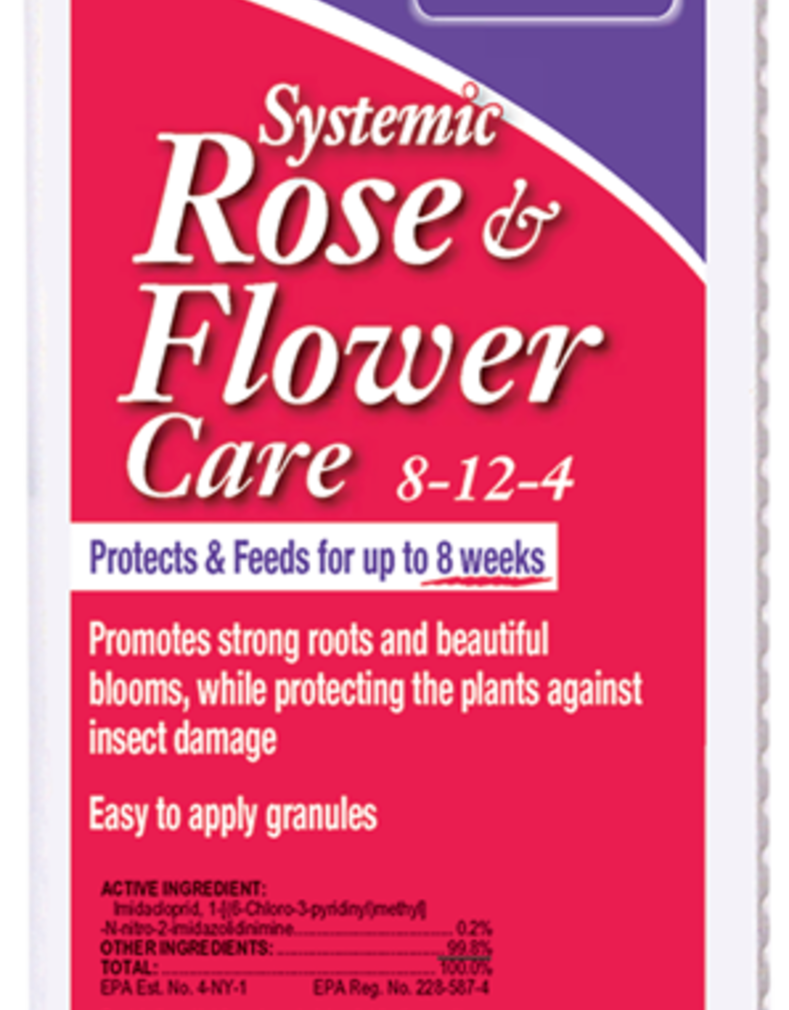 BONIDE PRODUCTS INC     P BONIDE SYSTEMIC ROSE AND FLOWER CARE