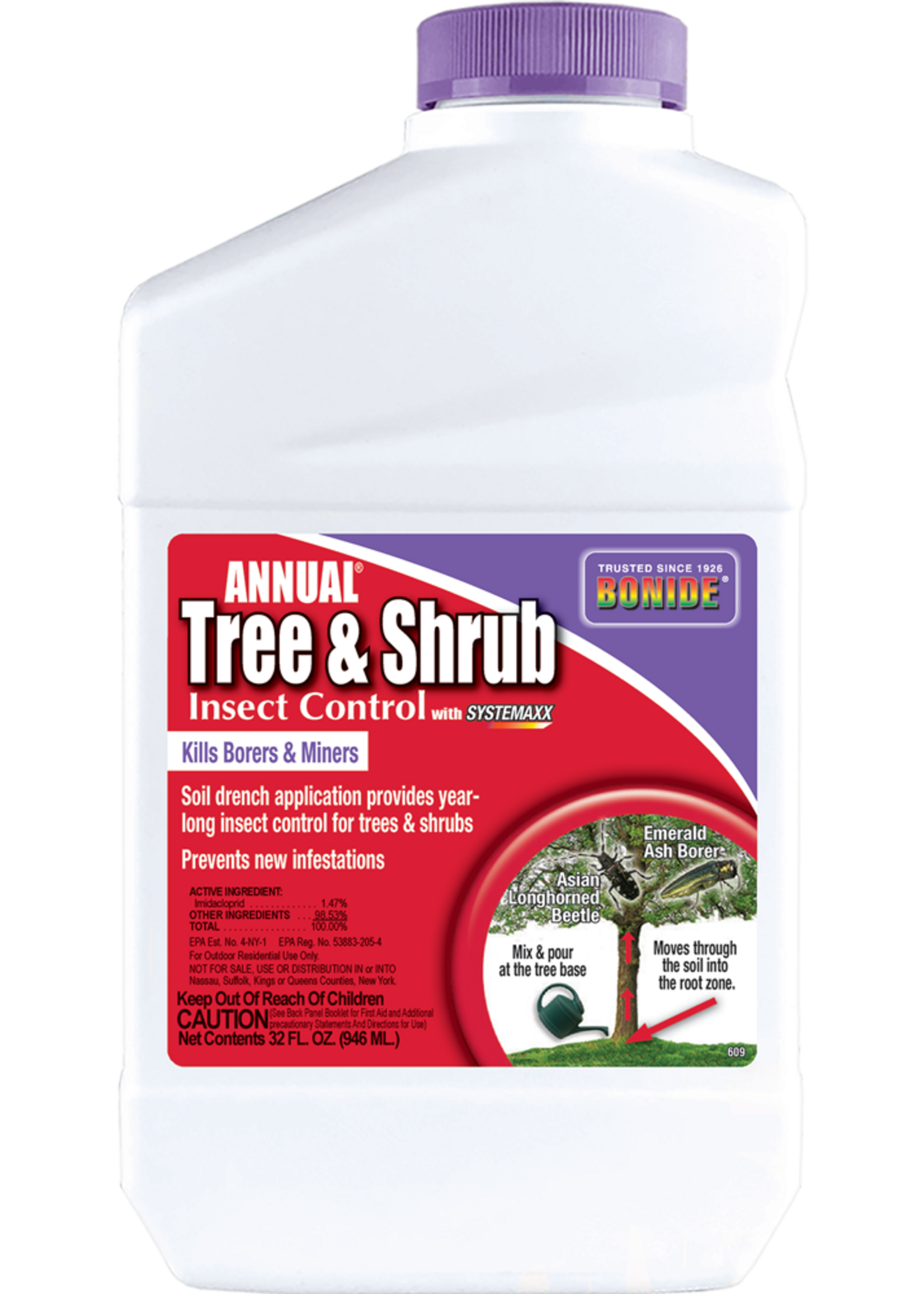 BONIDE ANNUAL TREE & SHRUB CONC 32OZ