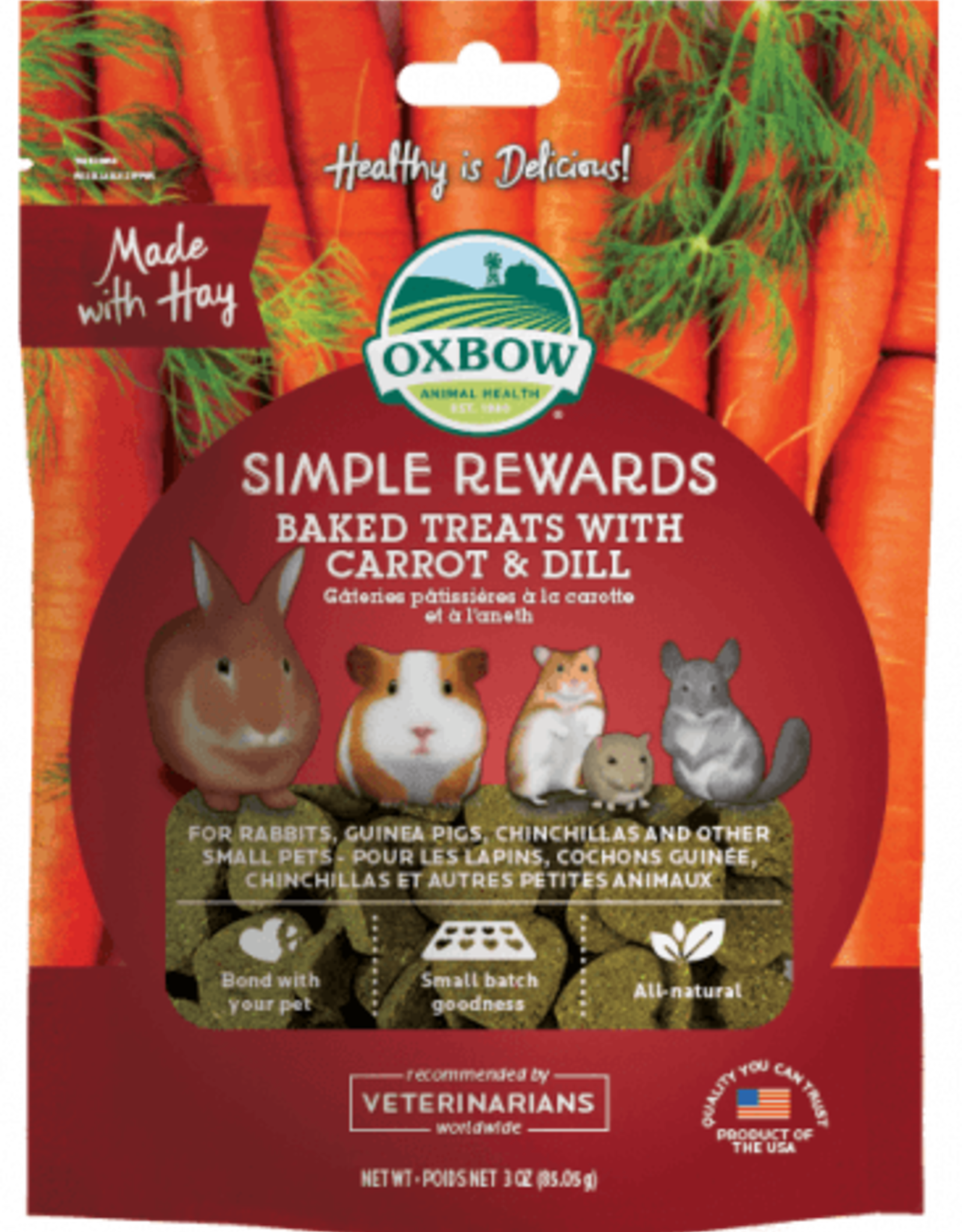 Oxbow OXBOW SIMPLE REWARD CARROT & DILL 2OZ
