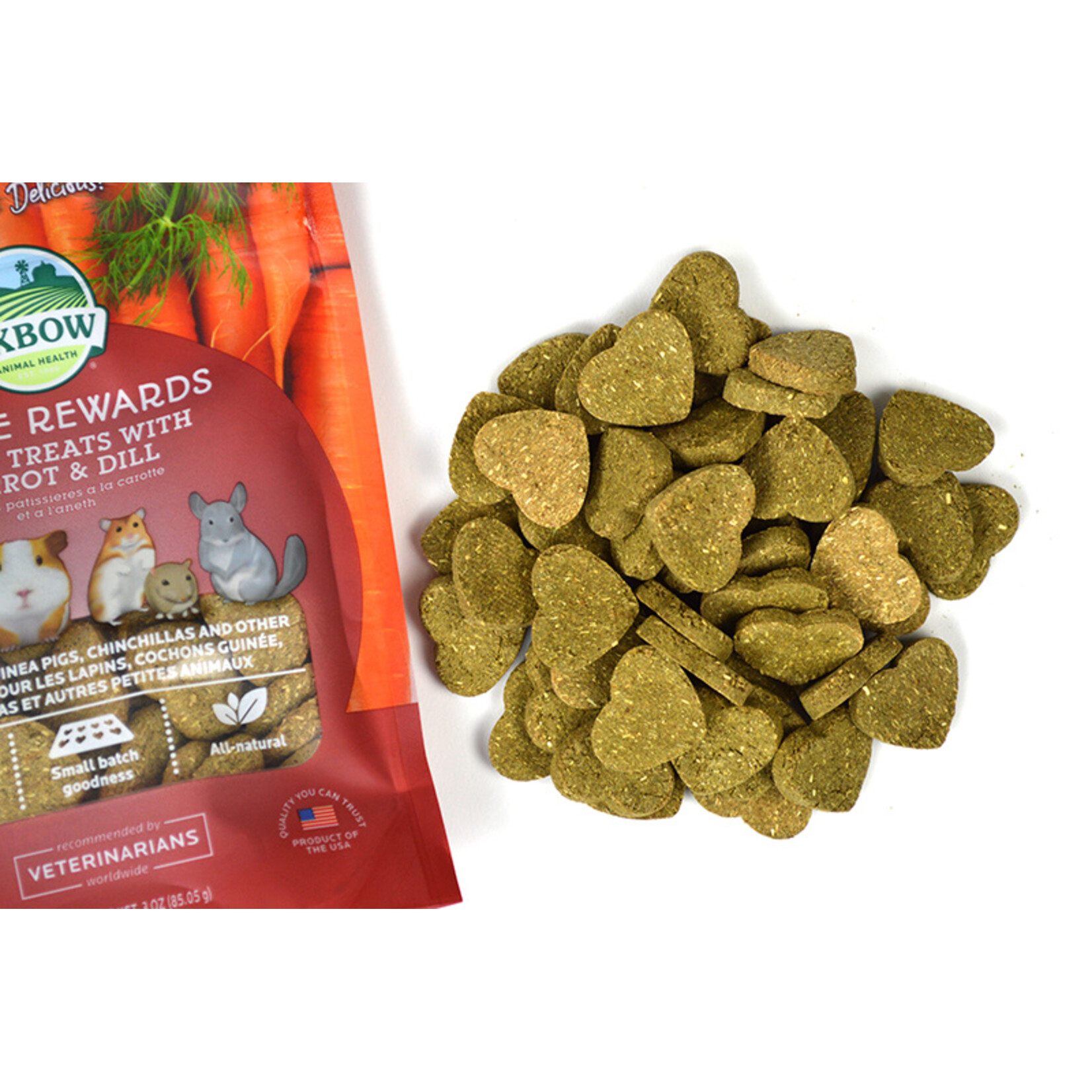 Oxbow Oxbow Animal Health Simple Rewards Baked Small Animal Treats Carrot & Dill - 3 oz