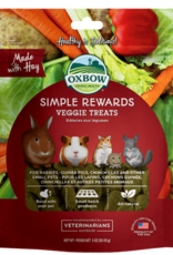 OXBOW PET PRODUCTS OXBOW SIMPLE REWARD VEGGIE TREATS 3OZ