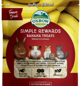 Oxbow OXBOW SIMPLE REWARD BANANA TREATS 1OZ