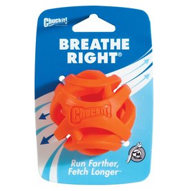 Petmate Chuckit! Breathe Right Dog Toy Fetch Ball Orange Medium