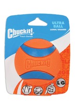 Petmate Chuckit! Ultra Ball Rubber Fetch Dog Toy Large (3 ) for Dogs 60-100 lb Pack of 1