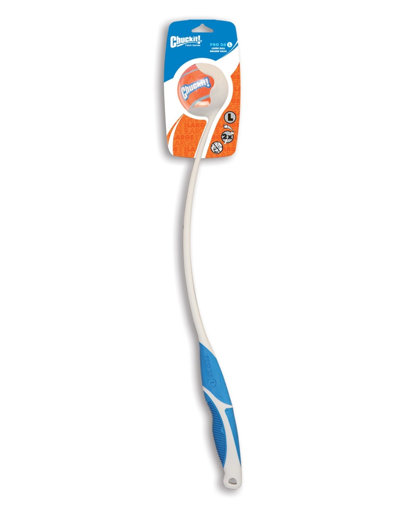 Chuckit! Chuckit! Classic 26M Ball Launcher Fetch Dog Toy 26 Handle Includes Medium (2.5 ) Ball for Dogs 20-60 lb