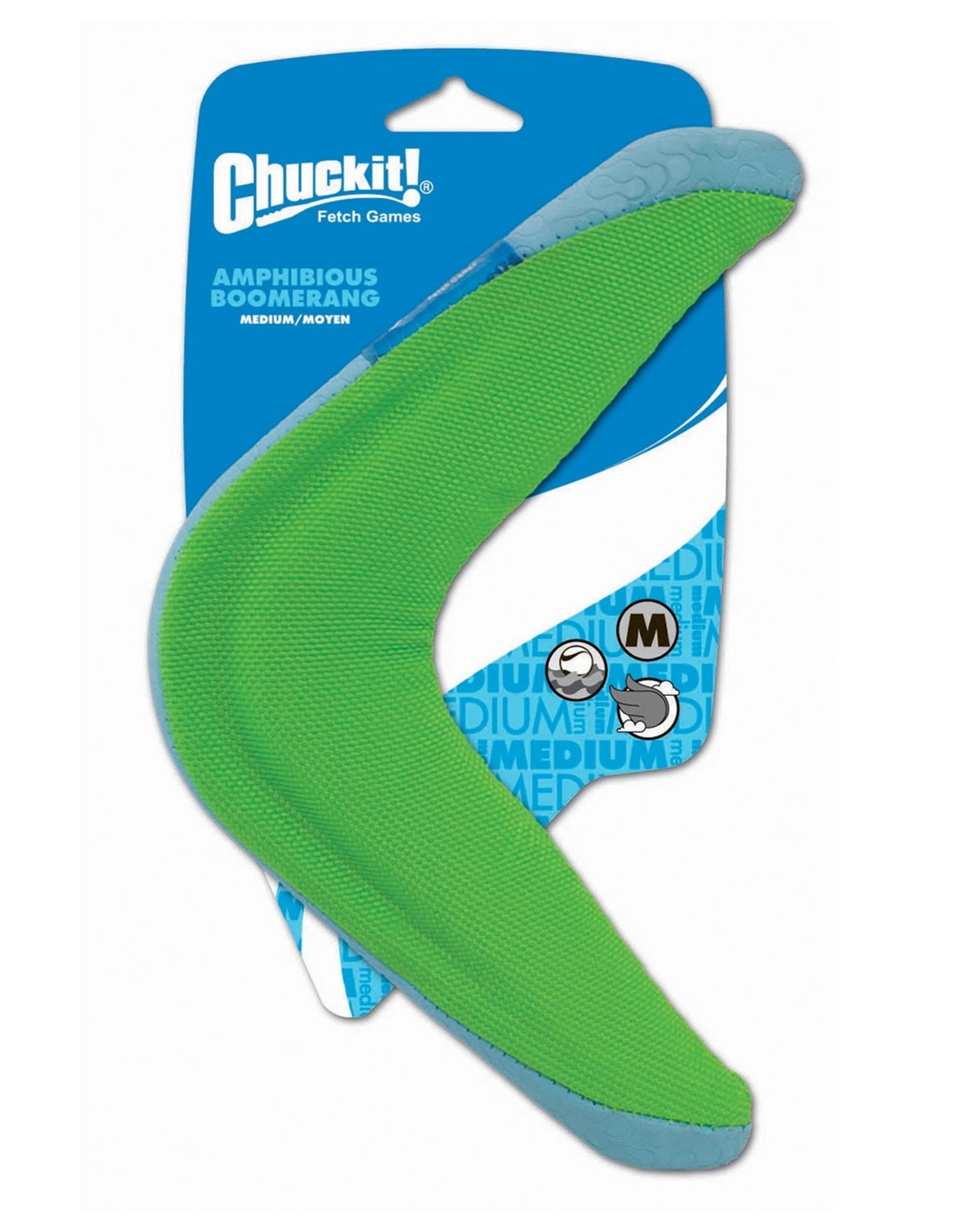 Chuckit! Chuckit! Amphibious Boomerang Fetch Dog Toy Medium Pack of 1
