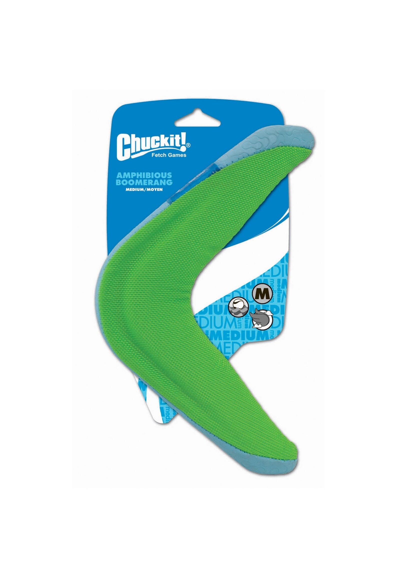 Chuckit! Chuckit! Amphibious Boomerang Fetch Dog Toy Medium Pack of 1