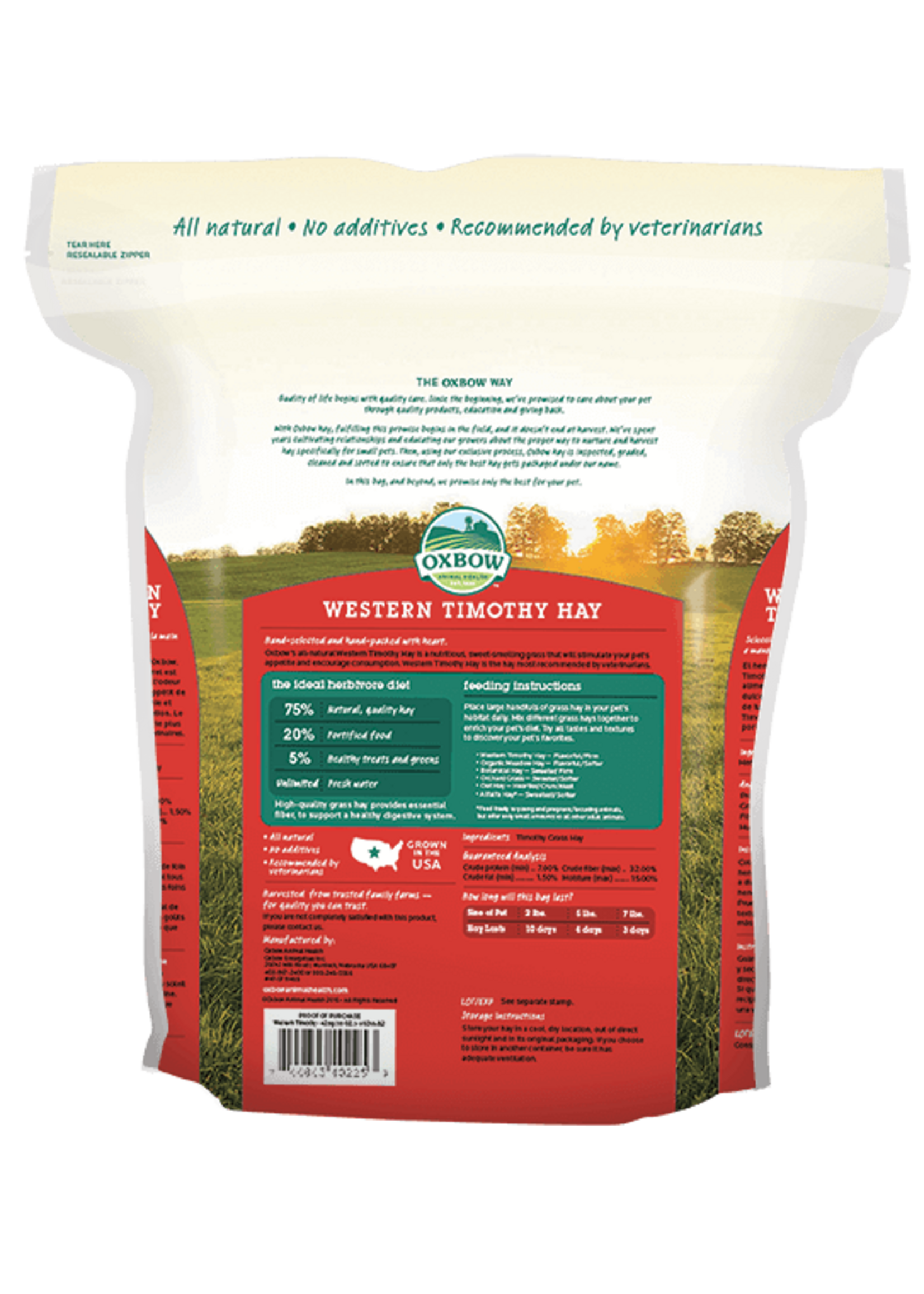 Oxbow Oxbow Western Timothy Hay - 15 oz.