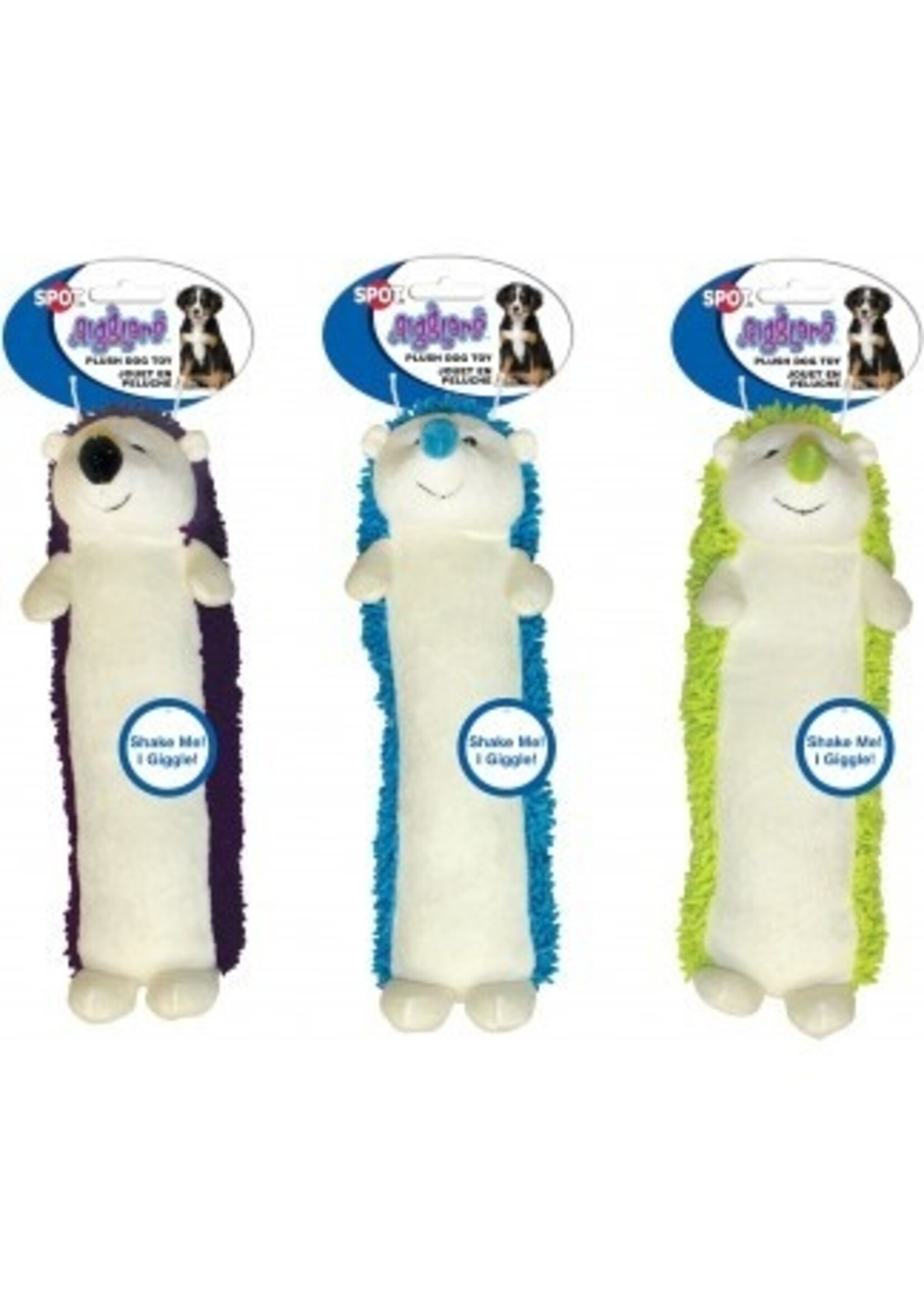 Ethical Pet SPOT Giggler Plush Hedgehog Dog Toy