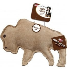 ETHICAL PRODUCTS, INC. DOG TOY DURA FUSED LEATHER BUFFALO LRG