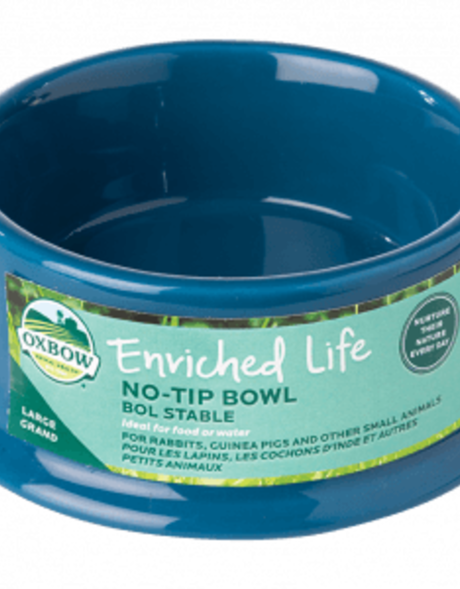 OXBOW PET PRODUCTS OXBOW NO TIP BOWL LARGE