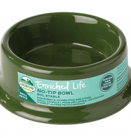 Oxbow Oxbow Enriched Life No Tip Food Bowl - Small, Green