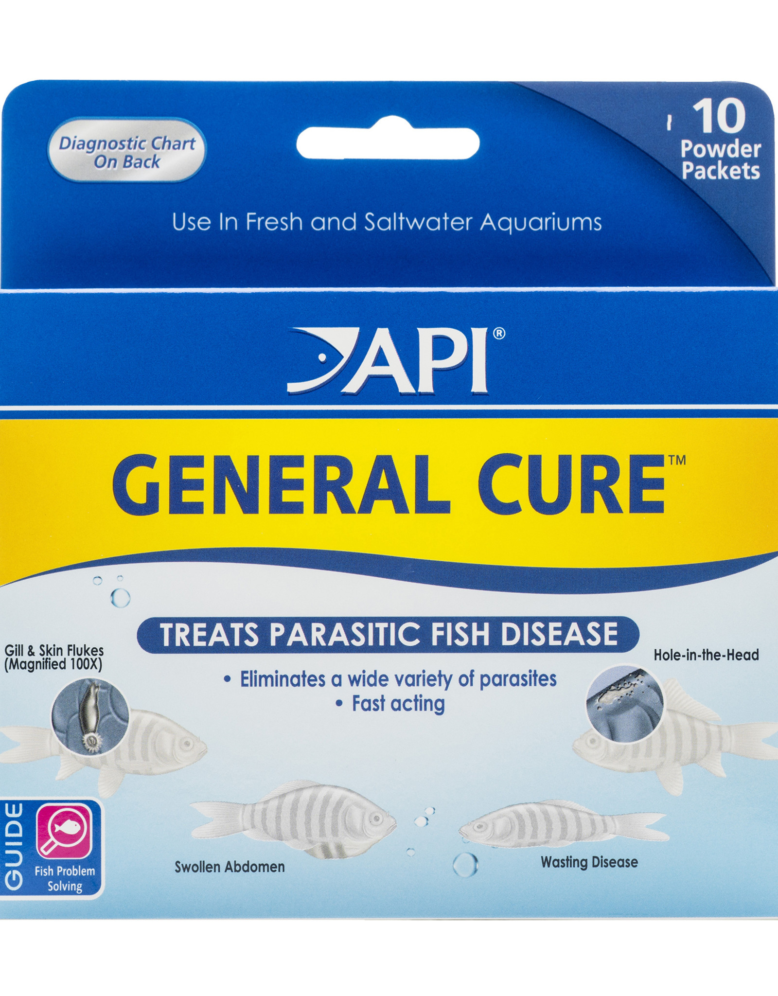 MARS FISHCARE NORTH AMERICA API GENERAL CURE POWDER PACKETS