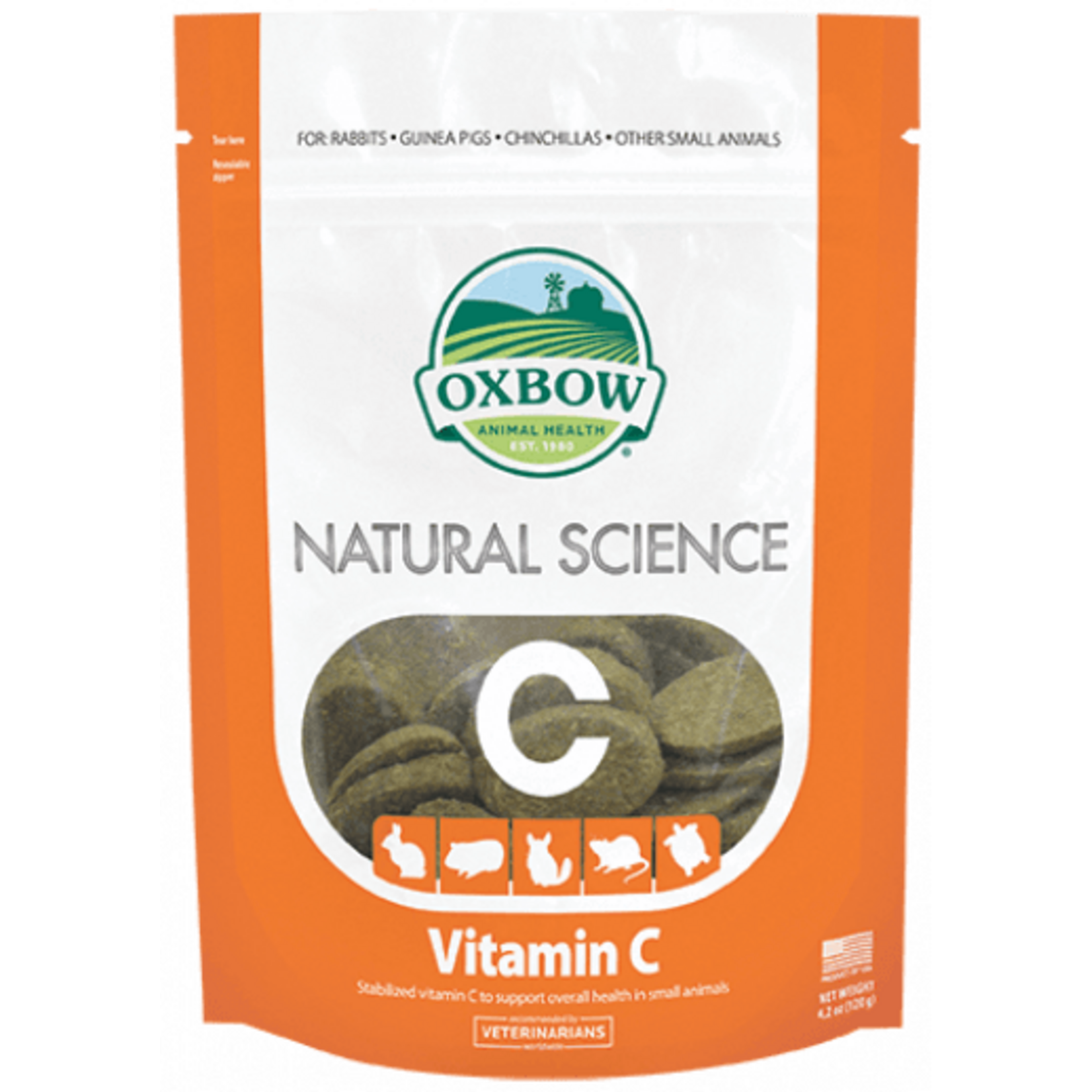 Oxbow Oxbow Natural Science Vitamin C Supplement for Small Animals  60 ct.