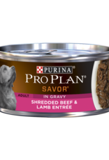 NESTLE PURINA PETCARE PRO PLAN DOG SHREDDED BEEF & LAMB 5.5OZ CASE OF 24