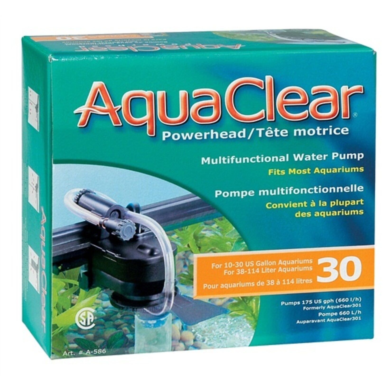 AquaClear AQUA CLEAR 30 175GPH POWER HEAD