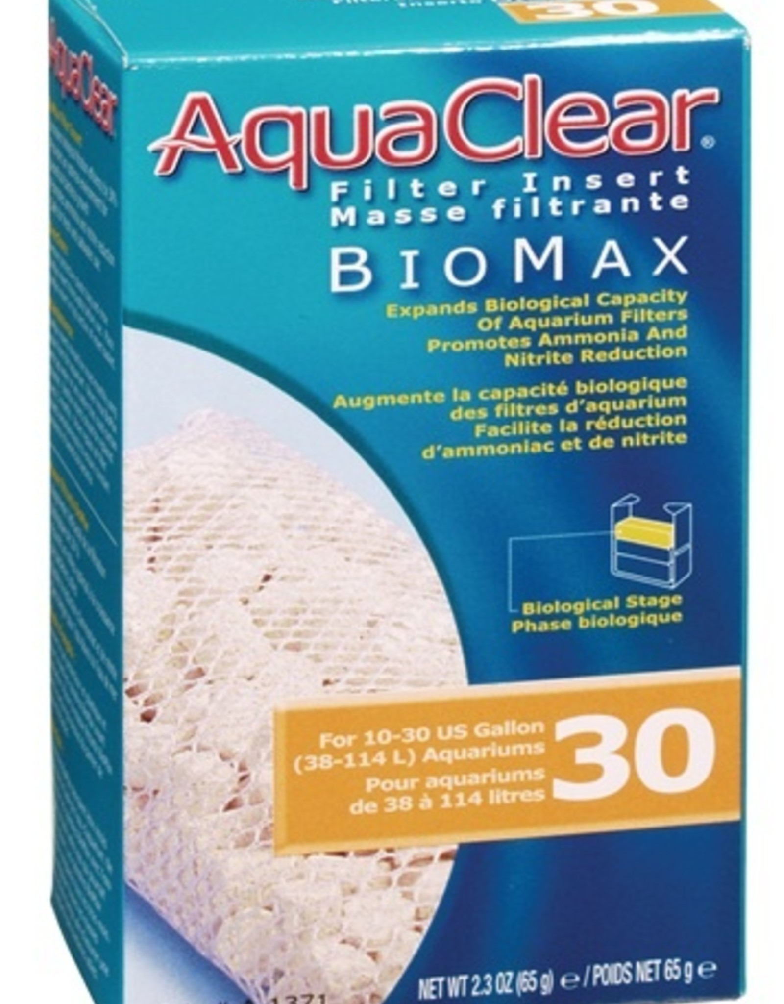HAGEN AQUA CLEAR 30 BIOMAX PDMFG
