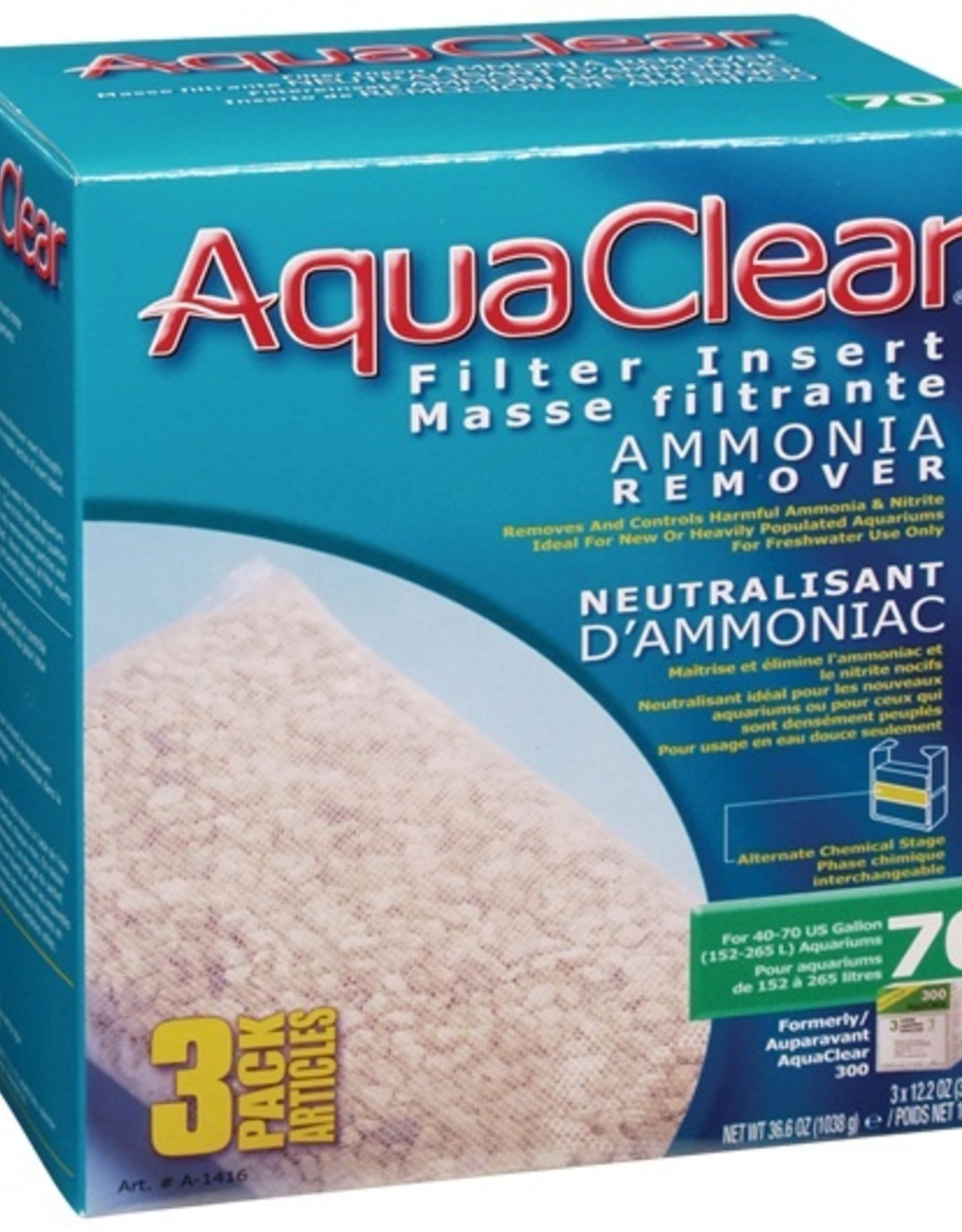 HAGEN AQUA CLEAR 70 AMMONIA REMOVER