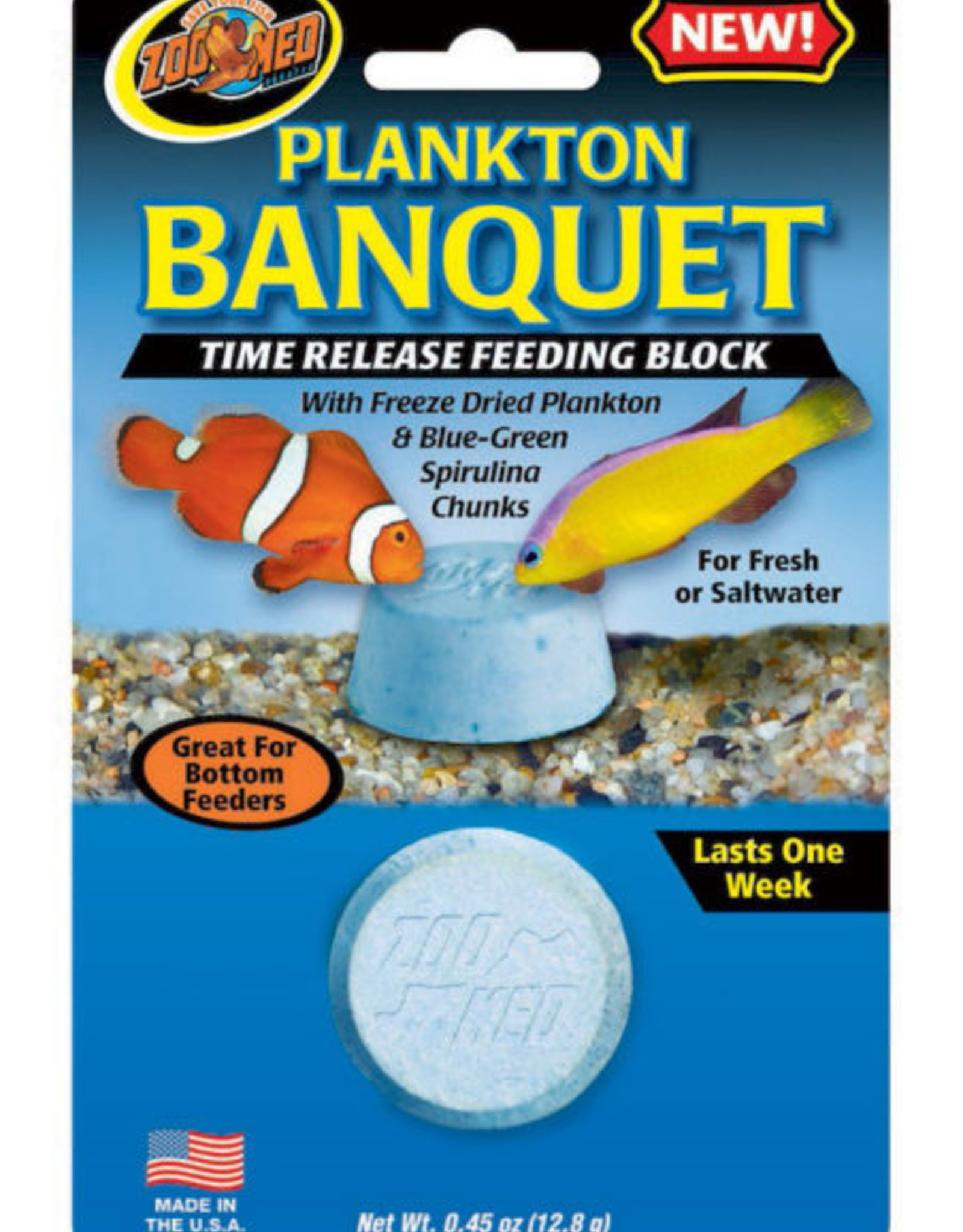 Zoo Med ZOOMED PLANKTON BANQUET FEEDING BLOCK MINI
