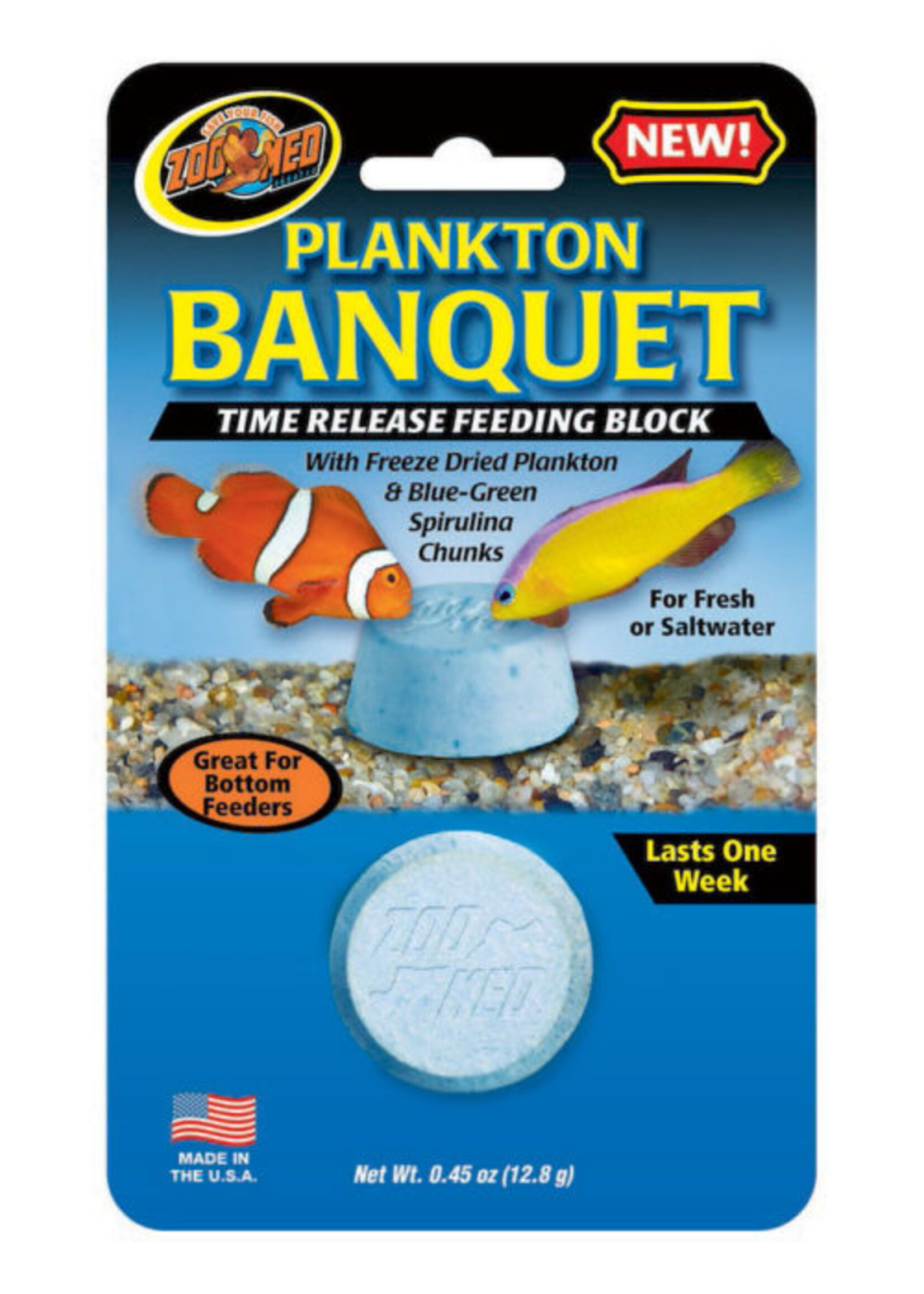 Zoo Med ZOOMED PLANKTON BANQUET FEEDING BLOCK MINI
