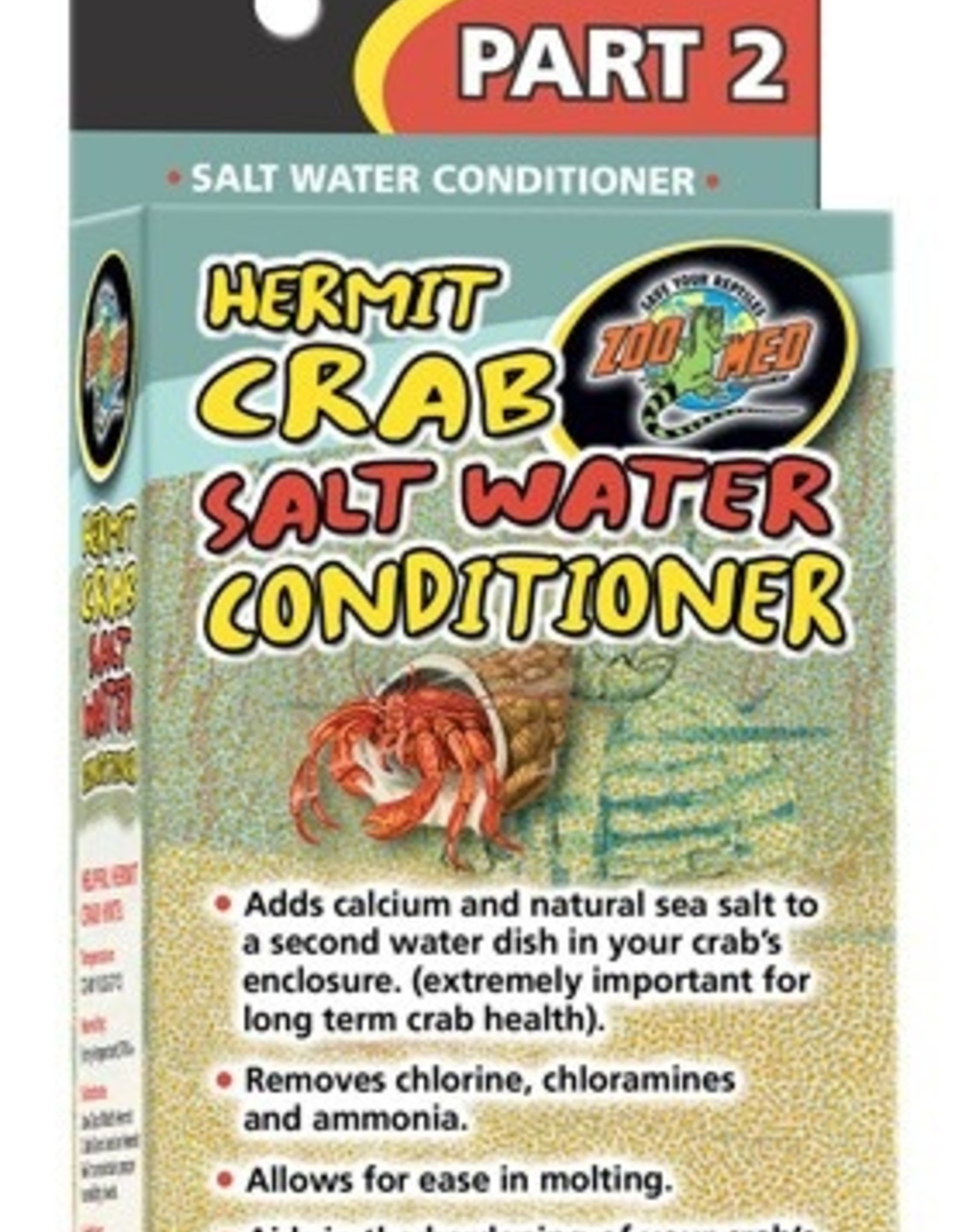Zoo Med ZOOMED HERMIT CRAB SALT WATER CONDITIONER (PART 2)